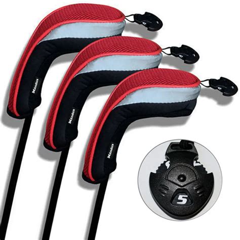 Golf Accessories 3 Pack Andux Golf Hybrid Club Head Covers ...