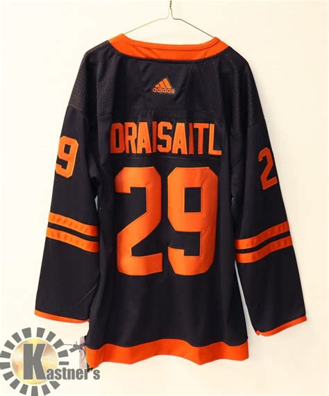 LEON DRAISAITL EDMONTON OILERS 3RD JERSEY NEW - Kastner Auctions