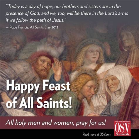 Happy Feast of All Saints! | Catholic saints, Happy feast, Catholic