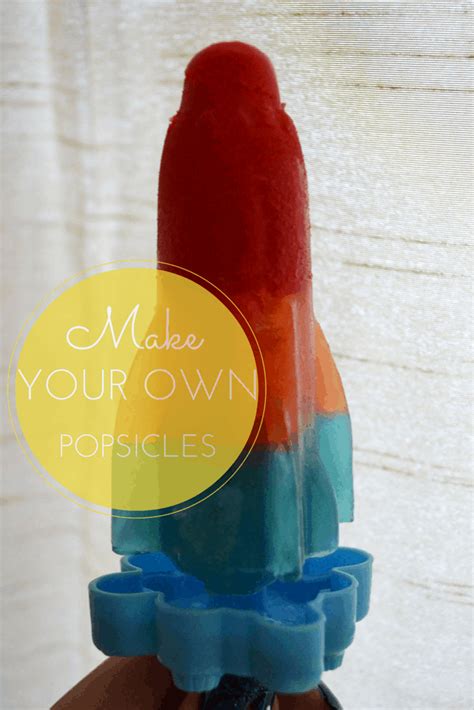 Homemade Red, White and Blue Ice Pop Recipe - Ever After in the Woods