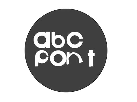 ABC Logo Font by RockNroolTOT on DeviantArt