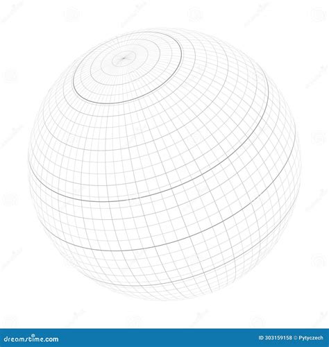 Equator, Tropics and Polar Circles of Earth Globe Stock Vector ...