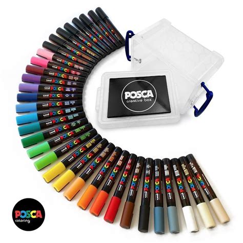 Uni POSCA New 2018 Paint Marker Pen Sets - Made in Japan - Free ...