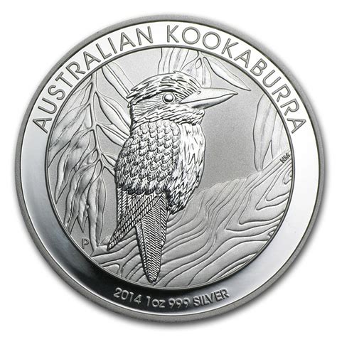 2014 1oz $1 AUD Australian Silver Kookaburra Coin | European Mint