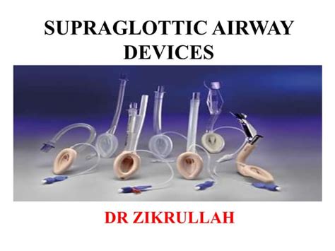 supraglottic airway devices | PPT