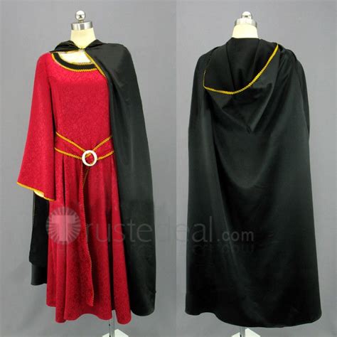 Tangled Rapunzel Mother Gothel Black Red Cosplay Costume | Cosplay costumes, Tangled rapunzel ...