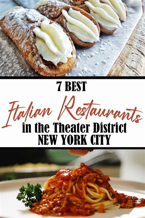 the best italian restaurants in the theater district, new york city ...