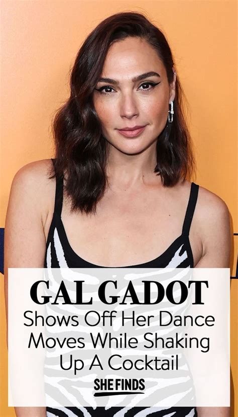 Gal Gadot Shows Off Her Dance Moves While Shaking Up A Cocktail In A ...