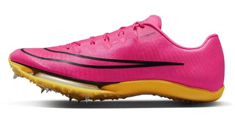 Nike Unisex Air Zoom Maxfly Track & Field Sprinting Spikes In Pink, | Lyst