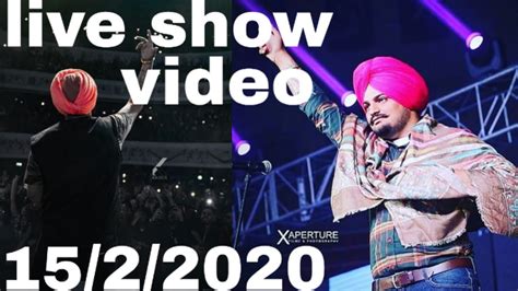 Live show Sidhu moose wala on Canada 2020 - YouTube