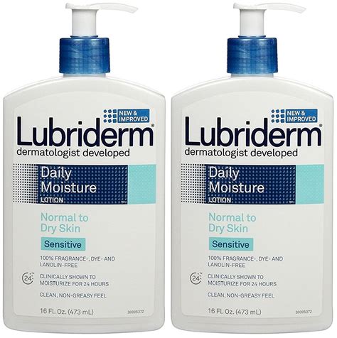 Lubriderm Sensitive Skin Therapy Moisturizing Lotion for Dry Skin, 16 oz - Walmart.com - Walmart.com