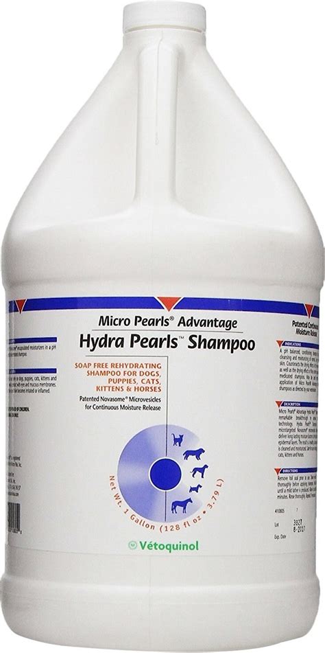 VETOQUINOL Hydra-Pearls Shampoo for Dogs & Cats, 1-gal bottle - Chewy.com