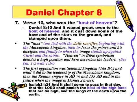 Daniel chapter 8 Daniel Chapter 8 questions answers