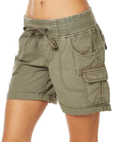 Rip Curl ALMOST FAMOUS II SHORT Womens Casual Cargo Shorts - GWAAY1 Vetiver | eBay