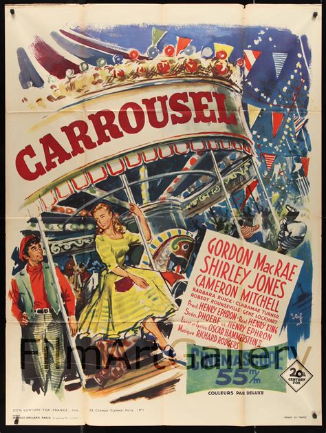 Carousel Movie Poster 1956 French 1 Panel (47x63)