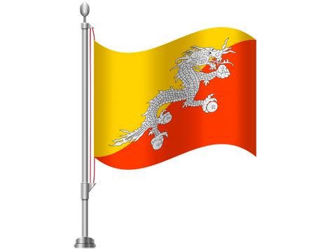 Bhutan Flag PNG Transparent Image - Freepngdesign.com