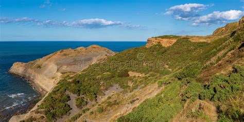 North Sea Coast in Kettleness, England, UK Stock Photo - Image of ocean, clouds: 143793722