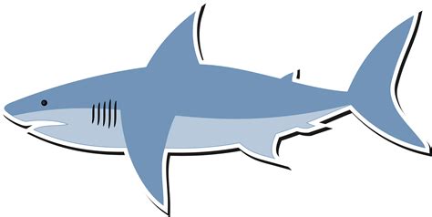 Clipart - Cartoon shark