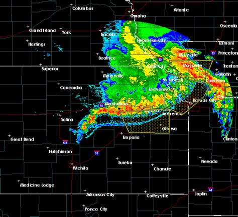 Interactive Hail Maps - Hail Map for Lawrence, KS