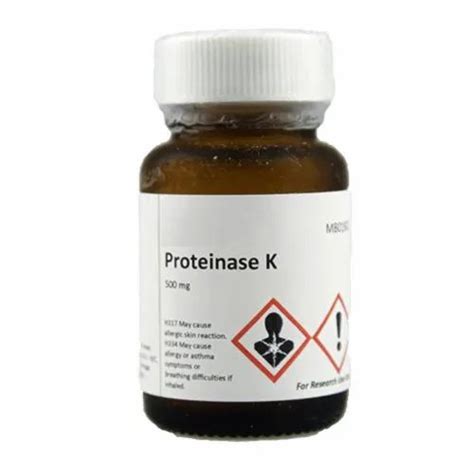 Proteinase K, Packaging Size: 100 Miligram at best price in Surat | ID: 23197393288