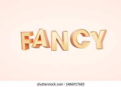 Fancy Glittering Fancy Word Design Golden Stock Illustration 1486917683 | Shutterstock