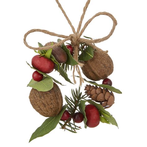 John Lewis Midwinter Walnut And Berry Wreath at John Lewis