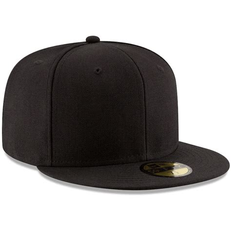 New Era Black Blank 59Fifty Fitted Hat