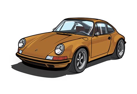 Porsche Vector at GetDrawings | Free download