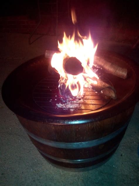 Wine Barrel Fire Pit : 5 Steps (with Pictures) - Instructables