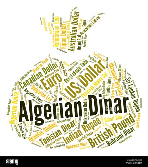 Algerian Dinar Meaning Currency Exchange And Banknotes Stock Photo - Alamy