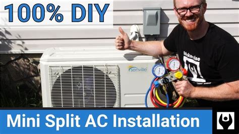 DIY Mini Split AC Installation - Air Conditioning Install without Professional Help - YouTube ...