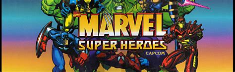 Marvel Super Heroes Arcade Marquee – 26″ x 8″ – Arcade Marquee Dot Com