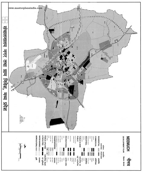 Neemuch Development Plan Map PDF Download - Master Plans India