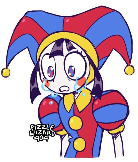 a cartoon character wearing a clown costume