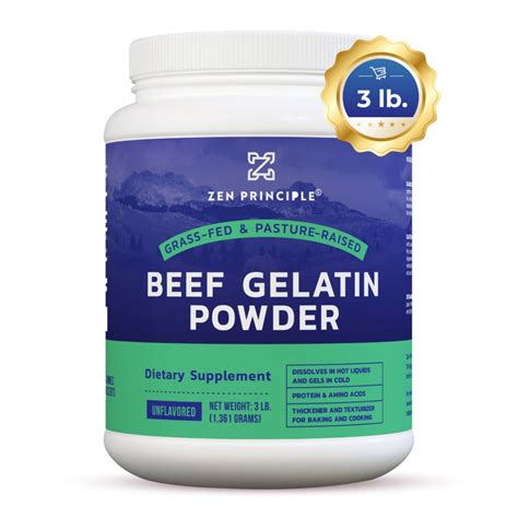 Buy Beef Gelatin Powder from $22.95 with Free Shipping