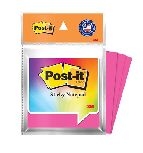 3M (Post It) Sticky Notes 3x3 Multicolour (100 Sheets) - Pack of 12 ...