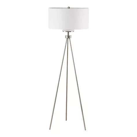 Silver Metal Tripod Floor Lamp | Kirklands Home