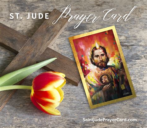 Saint Jude Prayer Card - Home