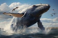 Blue Whale Breaching Free Stock Photo - Public Domain Pictures