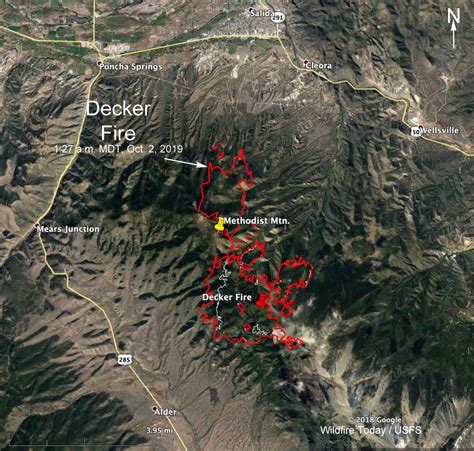 Evacuations ordered at the Decker Fire south of Salida, Colorado - Wildfire Today