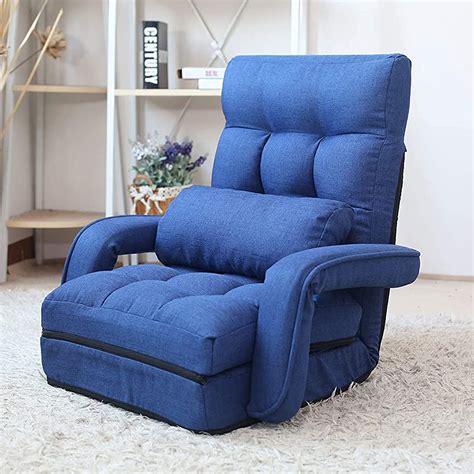 Buy WAYTRIMIndoor Chaise Lounge Sofa, Folding Lazy Sofa Floor Chair, 6 ...