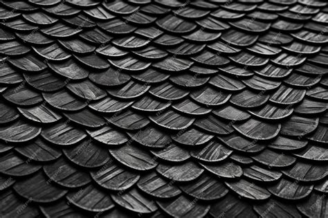 Premium AI Image | a black shingle roof with a black shingle that says ...