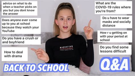 Q&A Answering Your Back To School Questions 2020 - YouTube