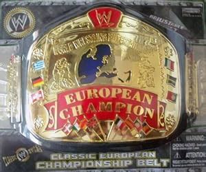 Amazon.com: WWE Classic European Championship Kids Replica Belt: Toys ...