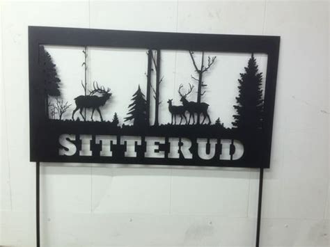 Hand Crafted Personalized Metal Yard Sign by Metal Works Store ...