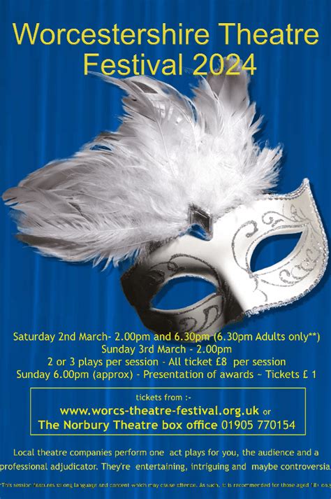 Worcestershire Theatre Festival 2024 at The Norbury Theatre event ...