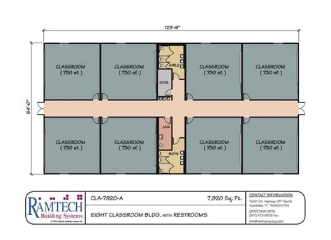 Ramtech Education School and Classroom Floor Plans