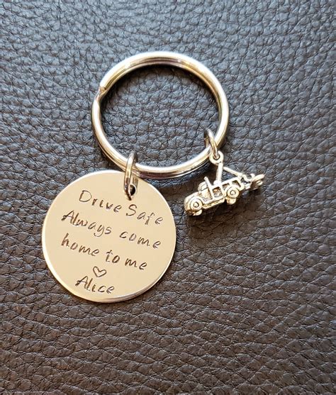 Drive Safe Keychain Tow Truck Keychain Tow Truck Driver Come | Etsy