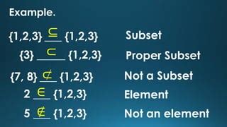 Universal Set and Subset using Venn Diagram | PPT