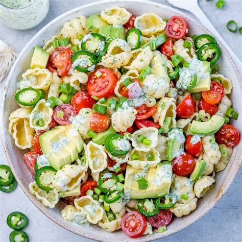 Cilantro Lime Pasta Salad Recipe - Healthy Fitness Meals